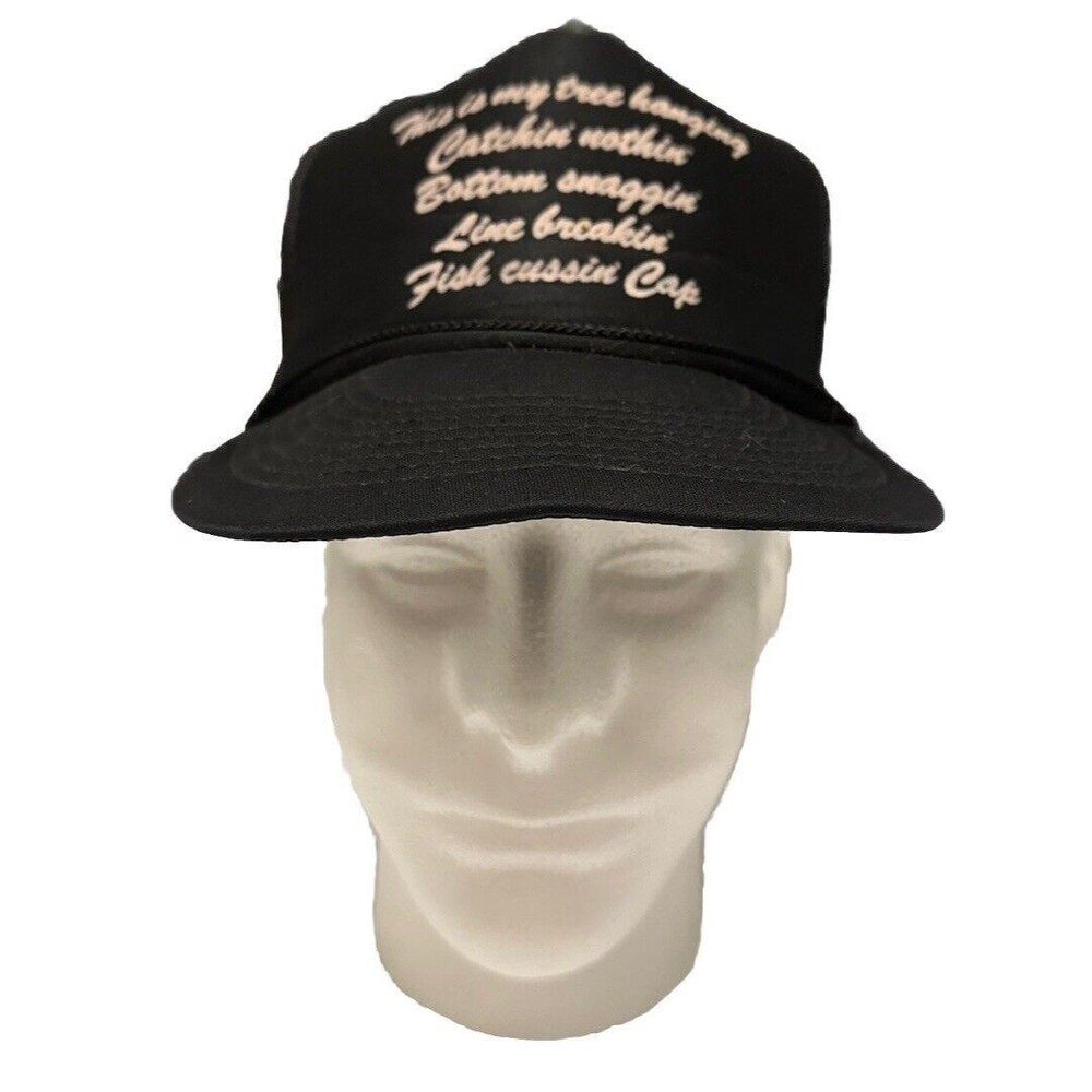 Vintage Funny Redneck Fishing Dad Joke Snapback Trucker Hat